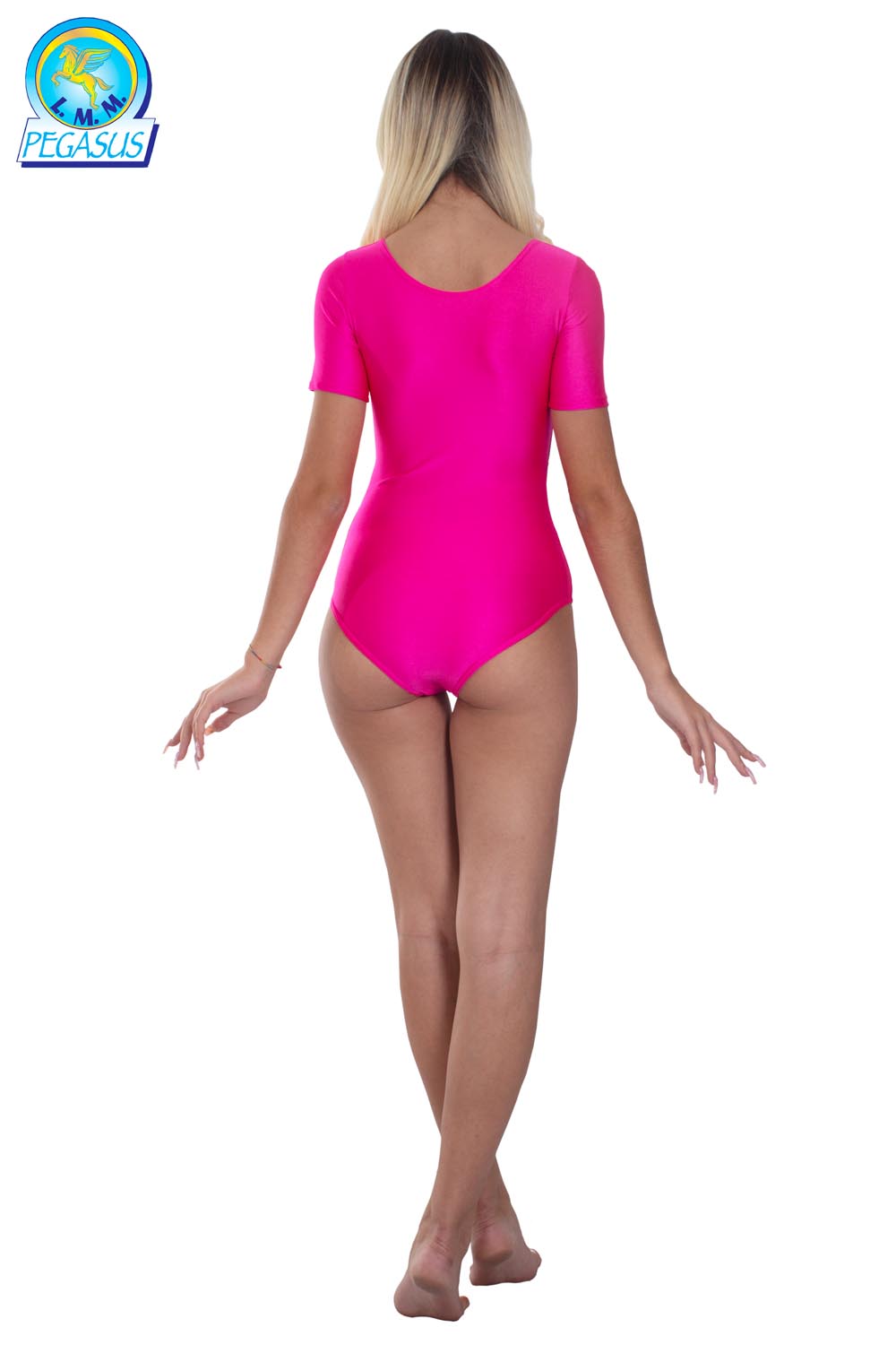 BODY DANZA IN LYCRA MEZZA MANICA FUCSIA DONNA